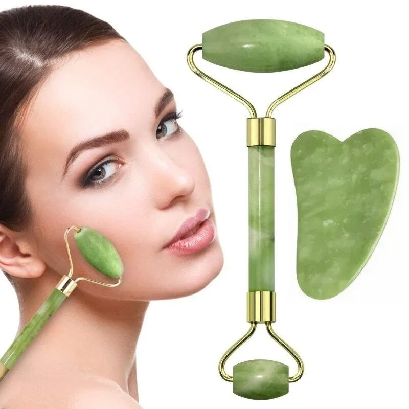 Jade roller and Gua Sha