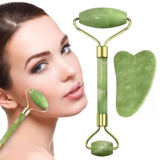 Jade roller and Gua Sha